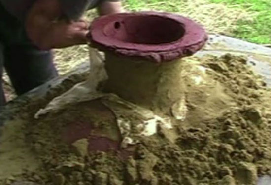 Remove the sand pit from the plinth